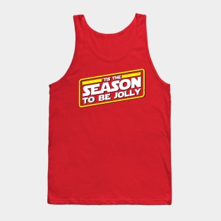 Christmas 'Tis The Season Slogan Tank Top